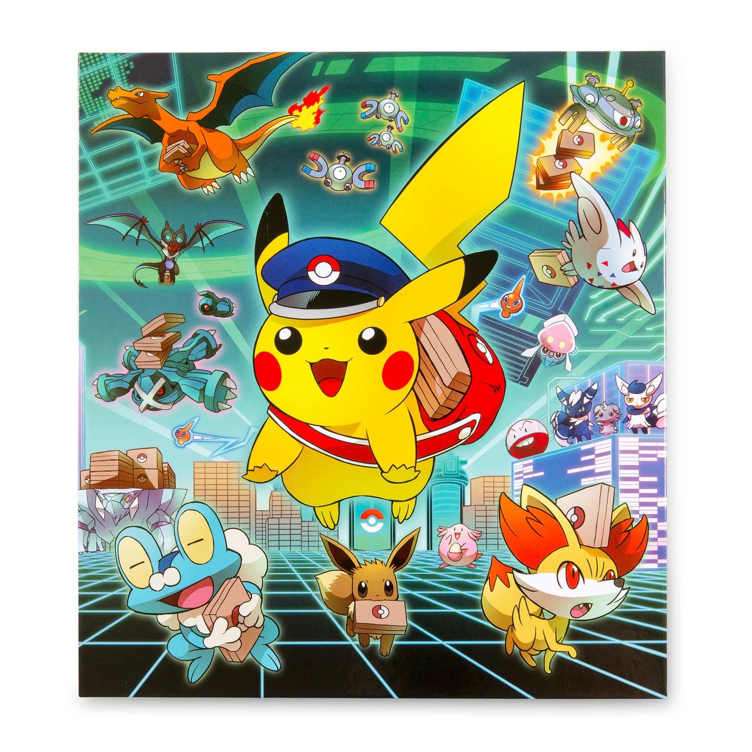 Pikachu Grand Opening 3ring binder Pokémon Center Original