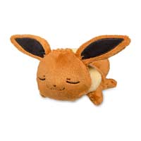 sleeping eevee poké plush