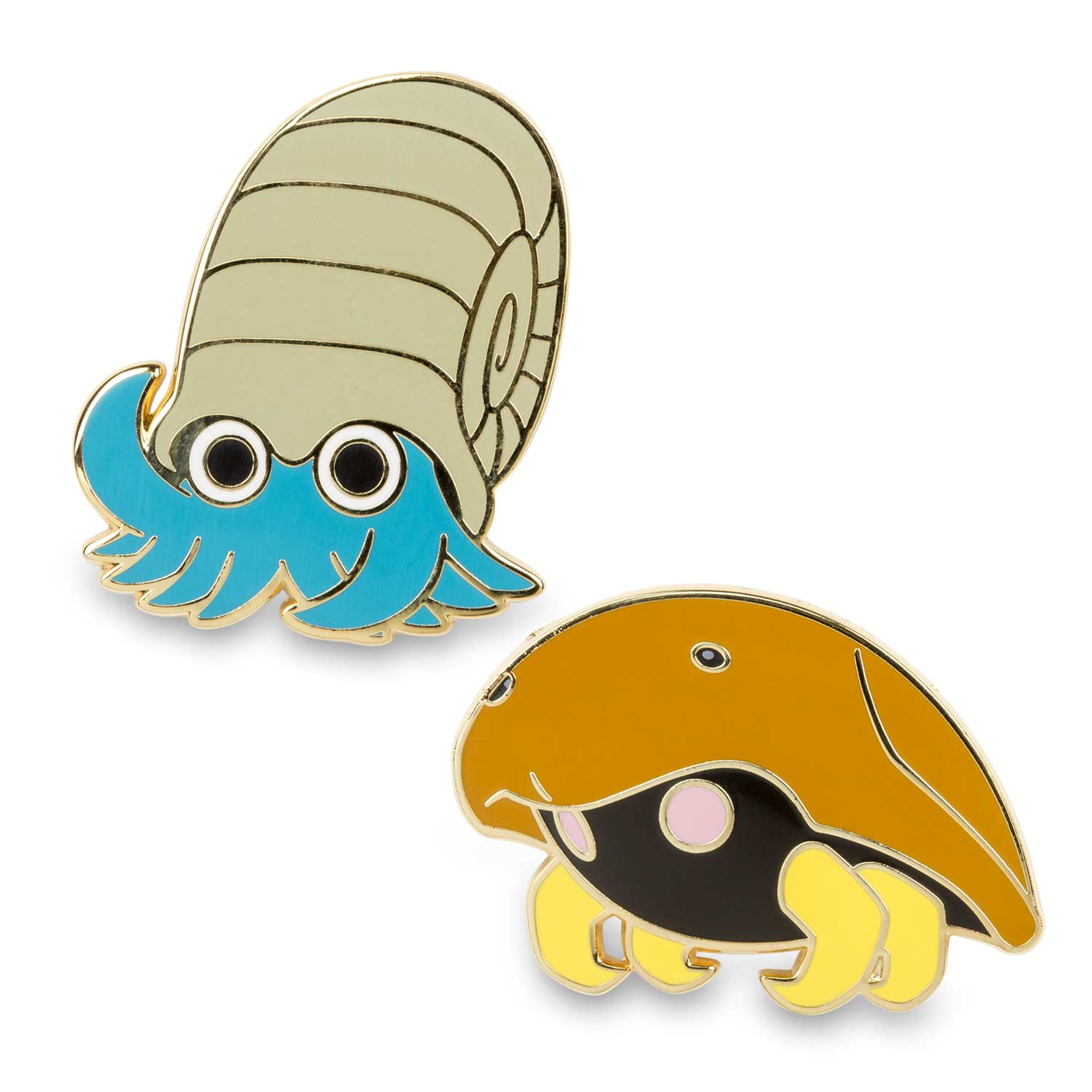 Omanyte and Kabuto Pokémon Pins pin collection Pokémon Center