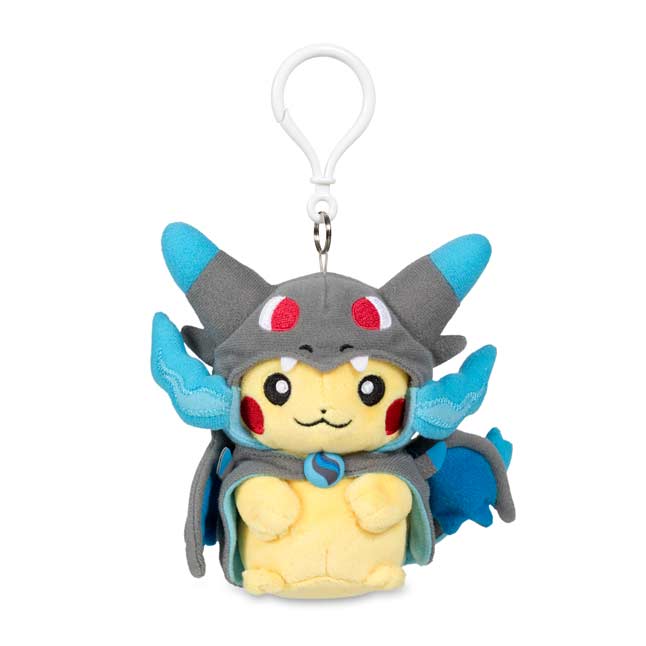 pikachu charizard costume plush