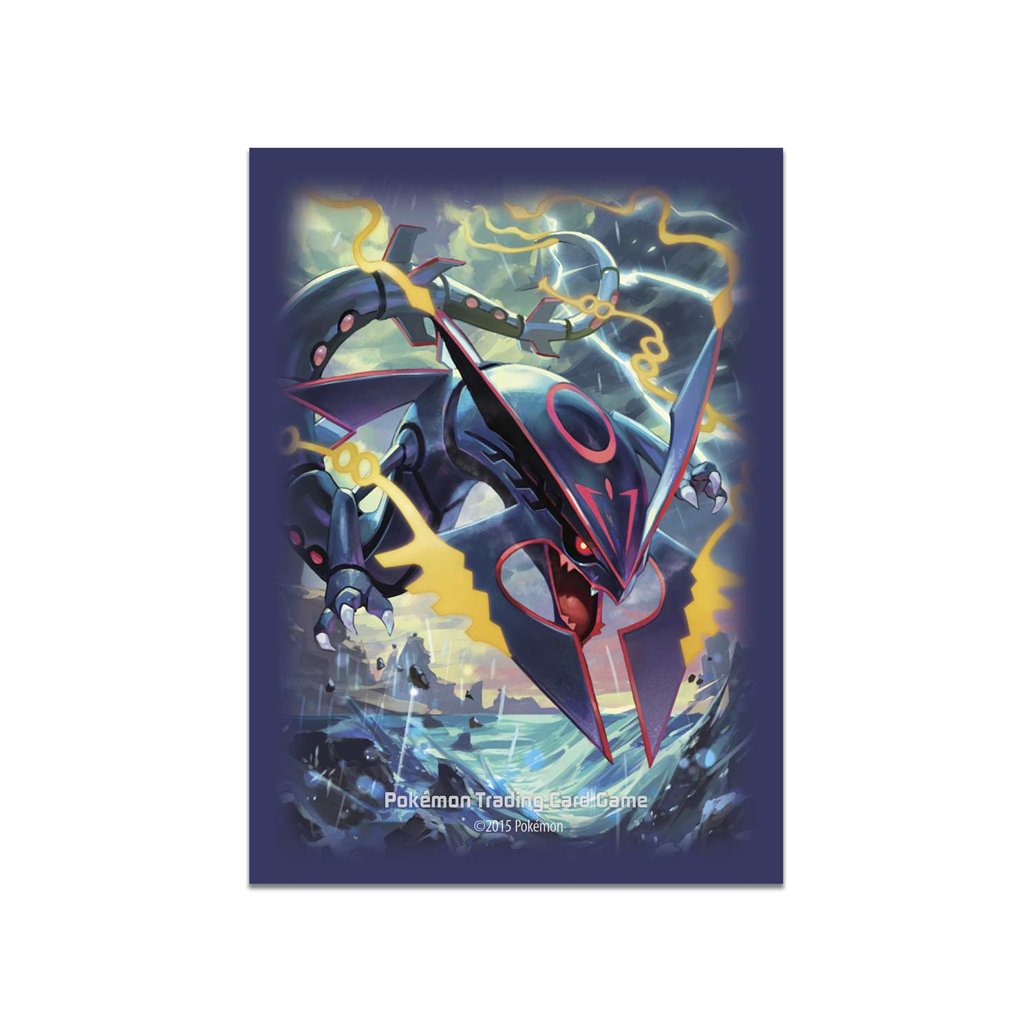 Pokémon TCG card sleeves Shiny Mega Rayquaza trading card game