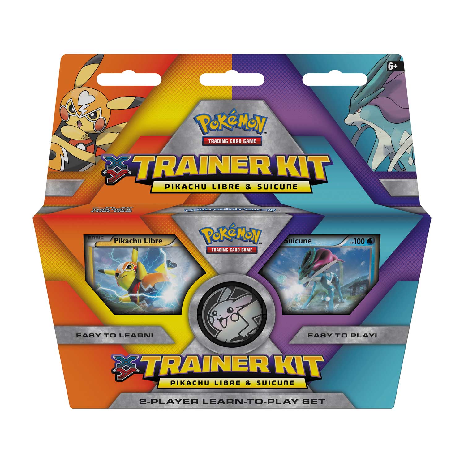 Pokémon TCG XY Trainer Kit—Pikachu Libre and Suicune | Starter Set