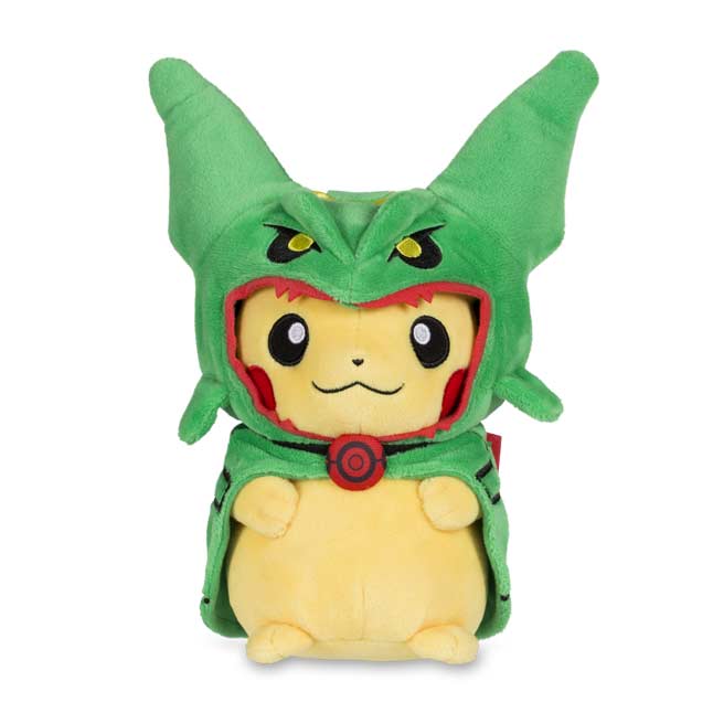 mega rayquaza pikachu plush