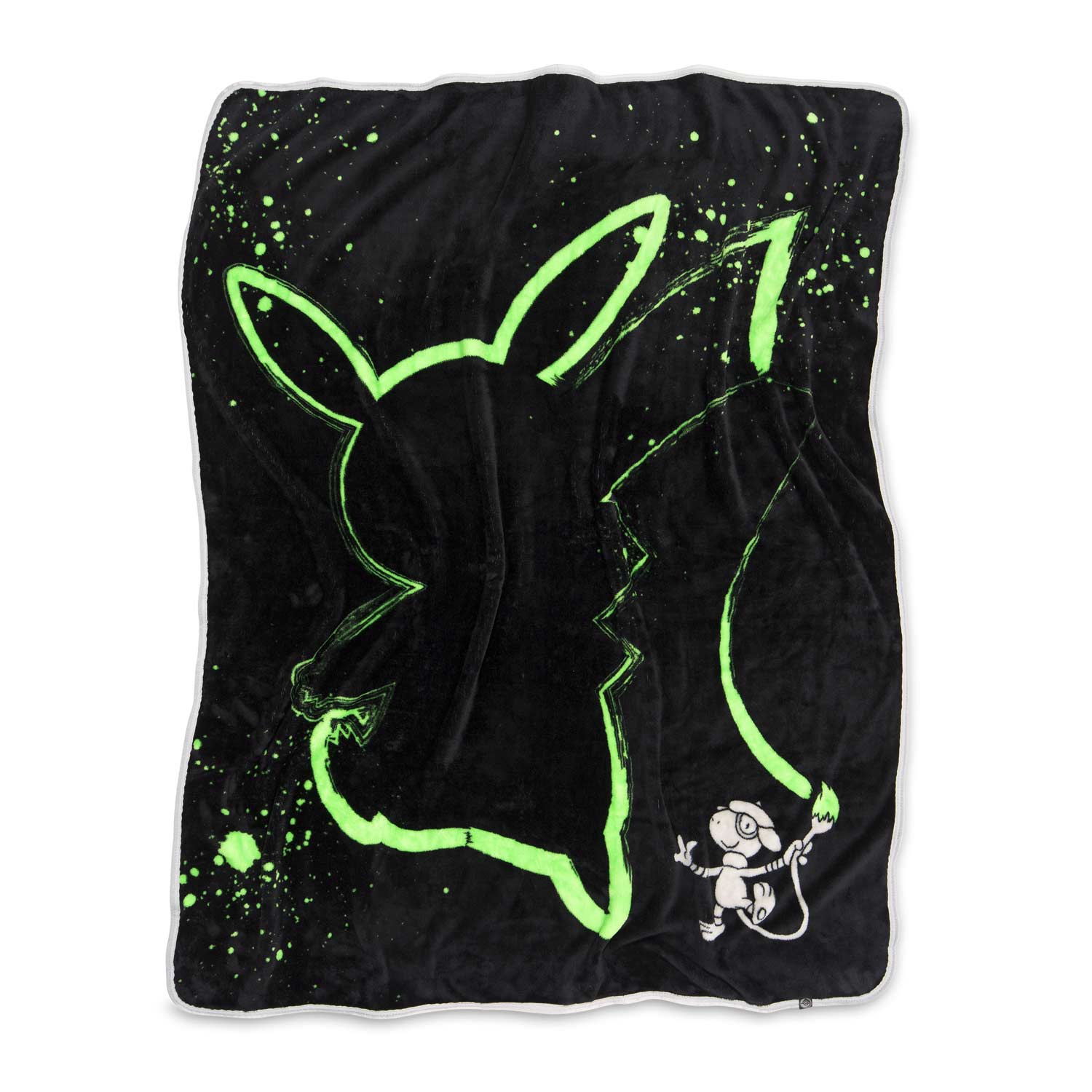 Pikachu Brushwork fleece throw blanket