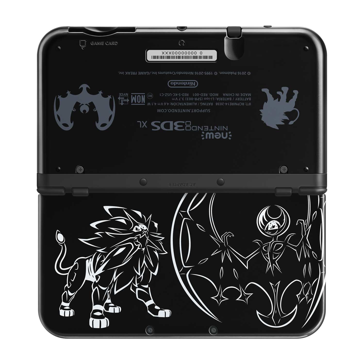 New Nintendo 3DS XL Solgaleo Lunala Black Edition Pokémon Sun