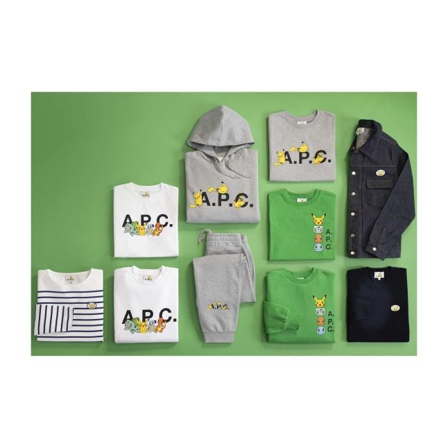 【美品】A.P.C × Pokemon ポケモン パーカー XS Pokémon × A.P.C.: Green The Portrait Sweatshirt - Adult | Pokémon