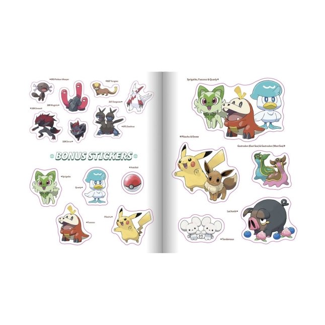 Pokémon The Official Sticker Book Of The Paldea Region (Pokemon Pikachu  Press)