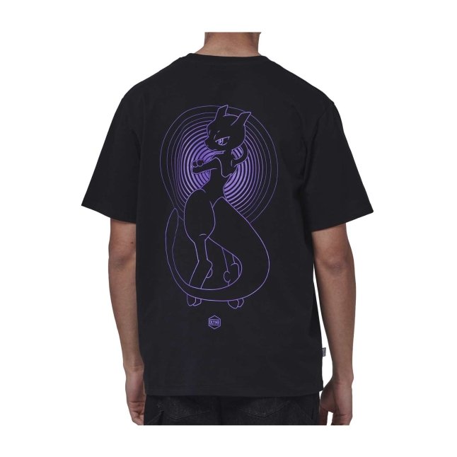 トップス POKEMON MEGA PIGMENT Tee size2 BLACK Pokémon × Dolly Noire: Mewtwo Black & Purple T-Shirt - Adult