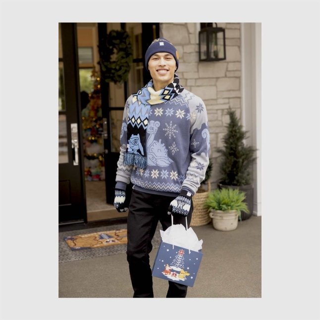 Lapras Winter Knit Sweater - Adult | Pokémon Center Official Site