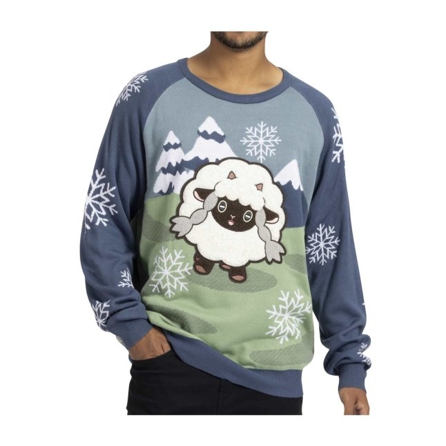 Wooloo Winter Wonderland Knit Sweater - Adult | Pokémon Center