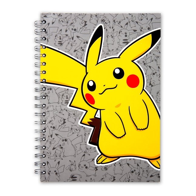 Pikachu Spiral Notebook (200 Pages)