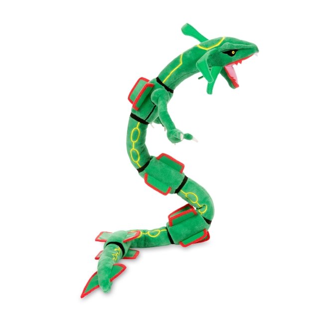 Pokémon Center Shiny Black Rayquaza Posable 30 Plush Gotta Catch them All