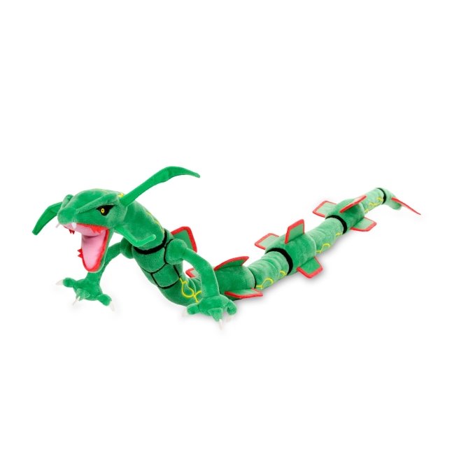 Pokemon Shiny Rayquaza Bendable Plush Toy Stuffed Animal