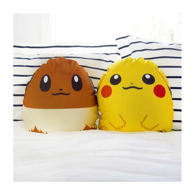 Pikachu EggShaped Plush Cushion 17 In. Pokémon Center Official Site