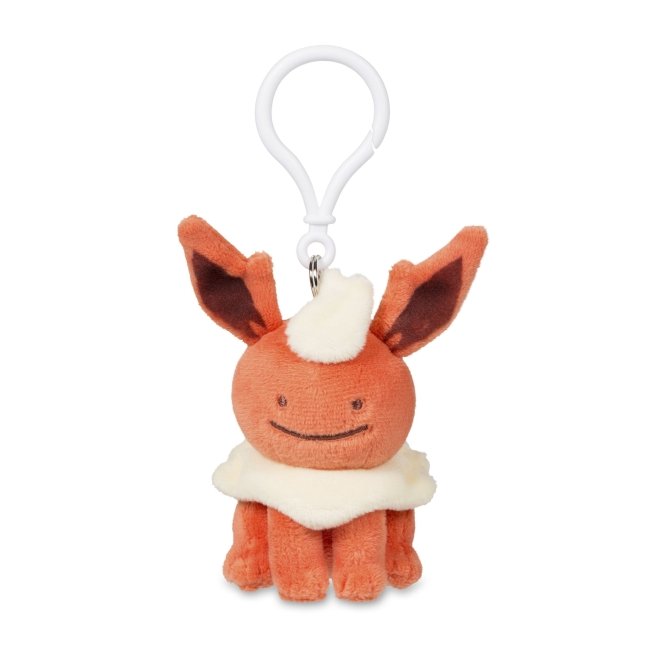 Ditto As Flareon Plush Key Chain | Pokémon Center Canada Official Site