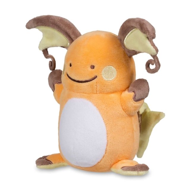 Authentic Pokemon center plush Ditto transform Raichu +/- 17cm