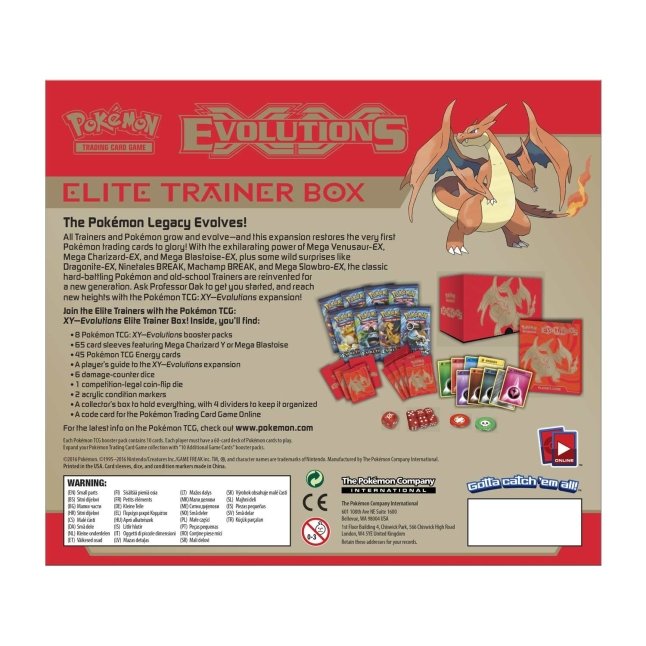 Pokémon TCG: XY-Evolutions Elite Trainer Box (Mega Charizard Y)