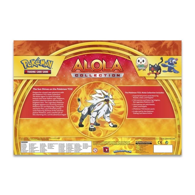 Pokemon Alola Solgaleo GX Collection Box Brand New And Sealed brazil