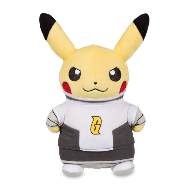 Team Galactic Costume Pikachu Poké Plush - 8 ½ In. | Pokémon Center  Official Site