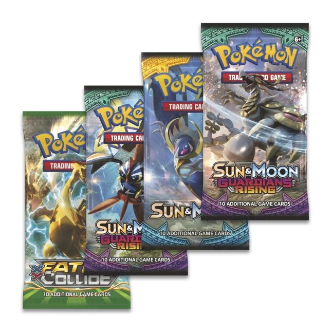 Pokémon TCG Tapu Koko Box 3 Booster Packs + XL Card - New Sealed