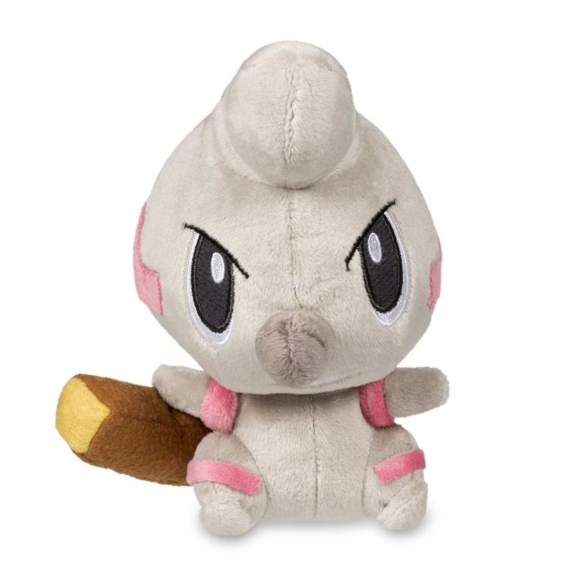 Pokémon Center Sitting Cuties - Peluche Timburr, 13 Cm, Con Microsfere Per Seduta