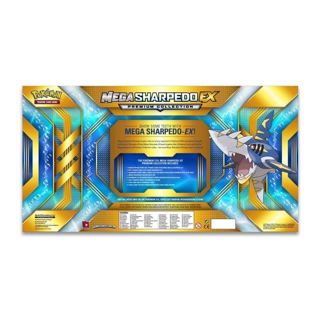 Soldaat Luidruchtig Eed Pokémon TCG: Mega Sharpedo-EX Premium Collection | Pokémon Center Official  Site