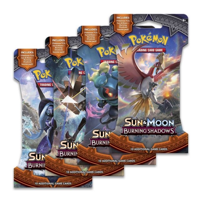 Pokémon TCG: Sun & Moon-Burning Shadows Sleeved Booster Pack (10 Cards)