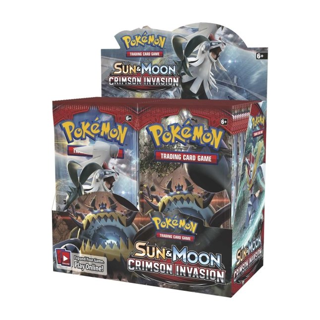 Pokmon TCG: Sun & MoonCrimson Invasion Booster Display (36 Packs) |  Pokmon Center Official Site
