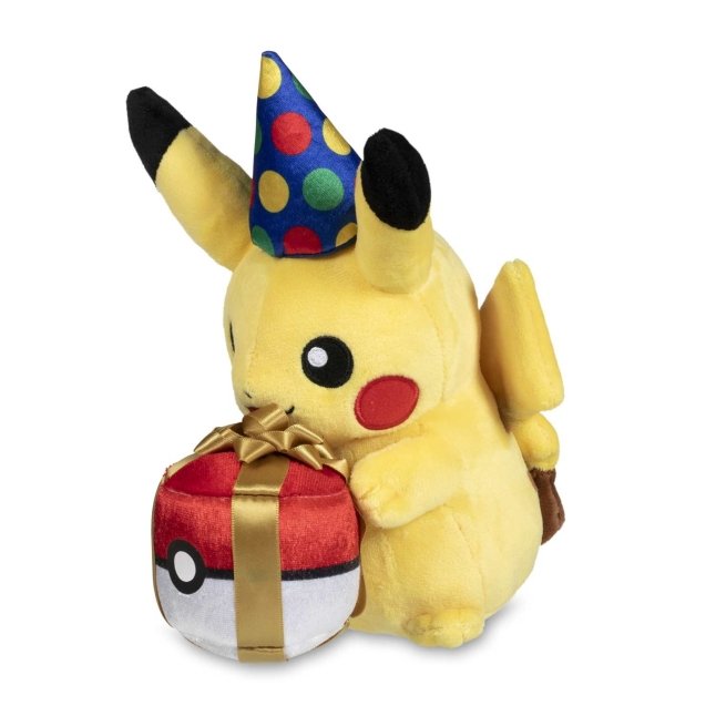 Anciano explosión Coronel Birthday Pikachu Poké Plush - 9 In. | Pokémon Center Official Site