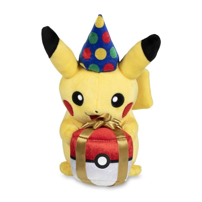 Birthday Pikachu Poké Plush - 9 In.