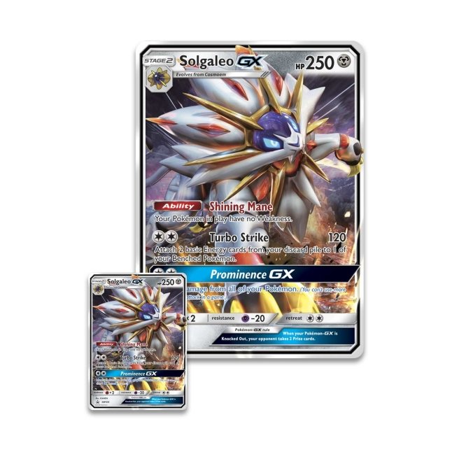 POKEMON SOLGALEO LUNALA GX BOX 