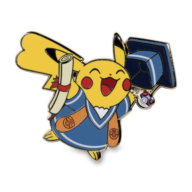 Graduation Pikachu Pokémon Pins (2-Pack) & Card | Pokémon Center Official Site Graduation Pikachu Pokémon Pins (2-Pack) & Card | Pokémon Center Official Site