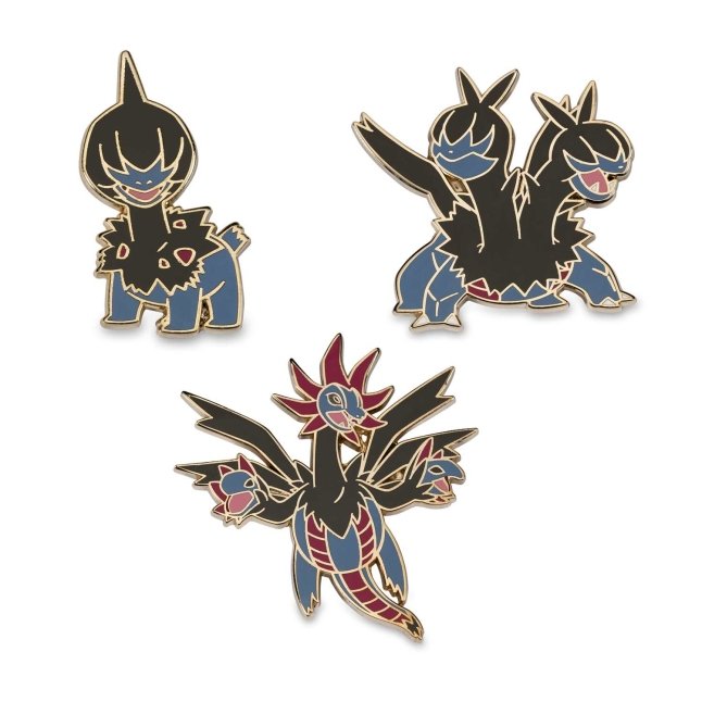 Deino, Zweilous & Hydreigon Pokémon Pins (3-Pack)