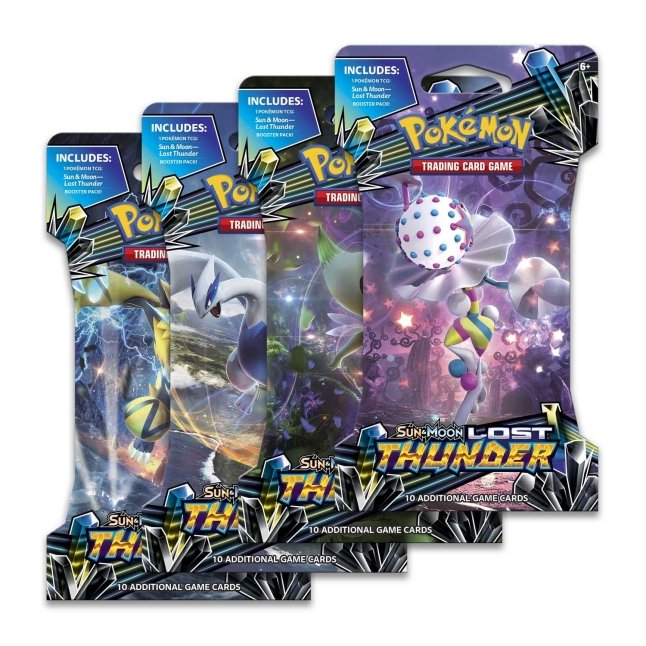 Geef energie Waden patrouille Pokémon TCG: Sun & Moon-Lost Thunder Sleeved Booster Pack (10 Cards) |  Pokémon Center Official Site