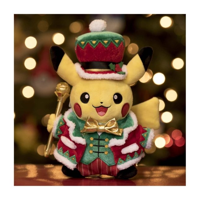 Pikachu Pokémon Holiday Extravaganza Poké Plush - 9 ½ In