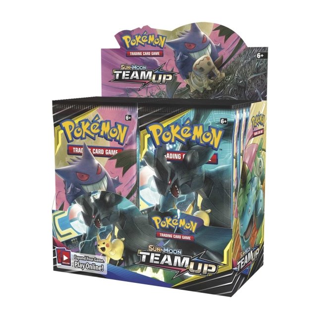 Pokmon TCG: Sun & Moon-Team Up Booster Display Box (36 Packs) | Pokmon Center Official Site Pokmon TCG: Sun & Moon-Team Up Booster Display Box (36 Packs) | Pokmon Center Official Site
