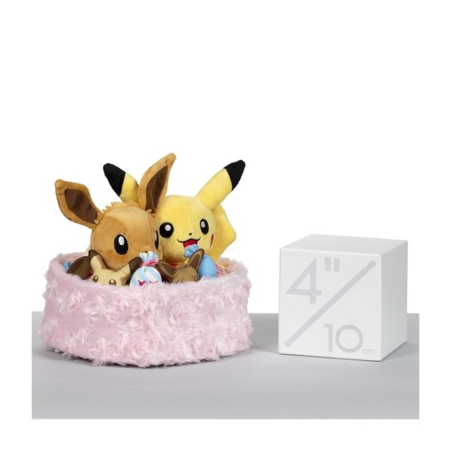 Seasonal Celebrations: Pikachu & Eevee Sweet Days Plush - 7 ¼ In