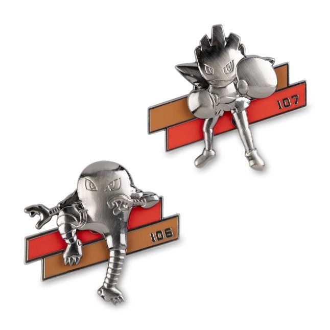 Hitmonlee & Hitmonchan Better Together Pokémon Pins (2-Pack)