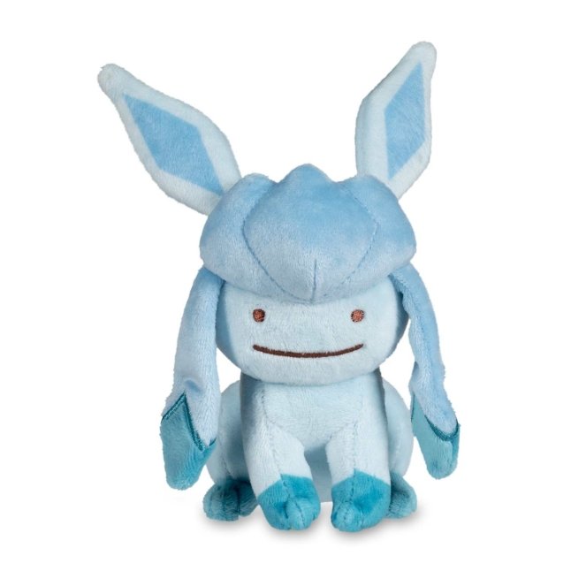 Ditto As Glaceon Plush - 8 In.