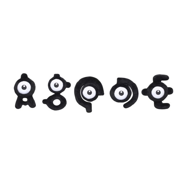 Unown A Sitting Cuties Plush - 5 ½ In.