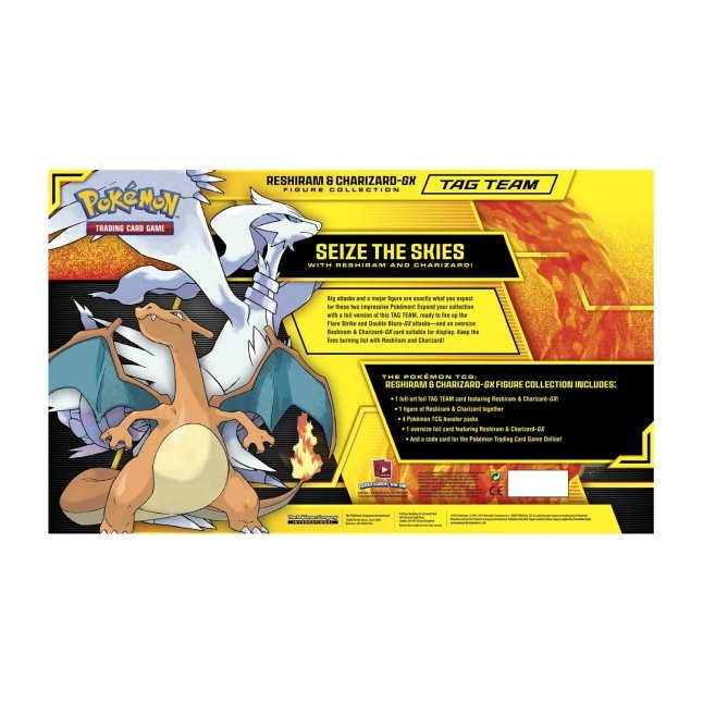 Pokémon TCG: Reshiram & Charizard-GX Figure Collection