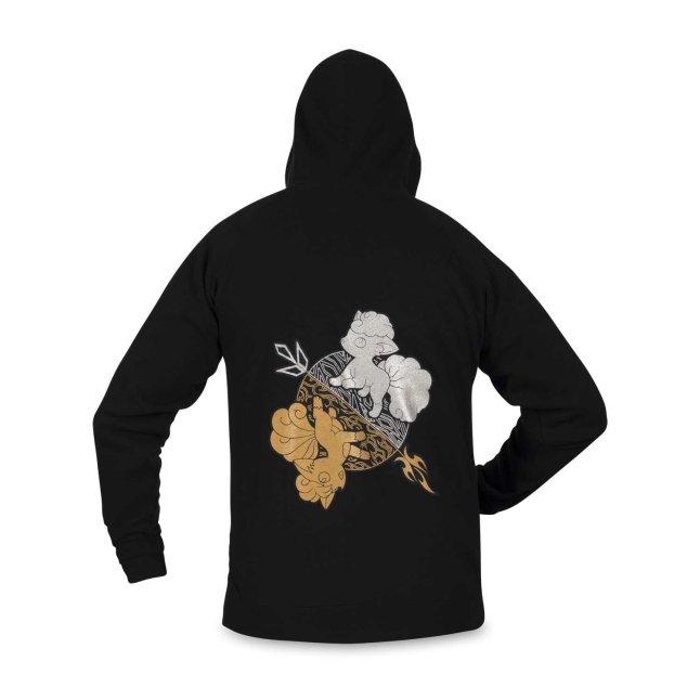 Vulpix Duality Fitted Zip-Up Hoodie - Adult | Pokémon Center Vulpix Duality Fitted Zip-Up Hoodie - Adult | Pokémon Center