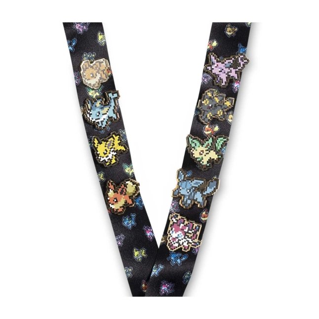 Eevee Pixel Collection! Lanyard & Mini Pokémon Pins (9-Pack