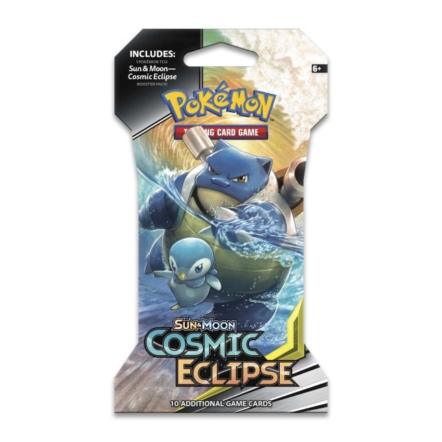 Pokémon TCG Sun & Moon—Cosmic Eclipse Sleeved Booster Pack (10 Cards) Pokémon Center Canada