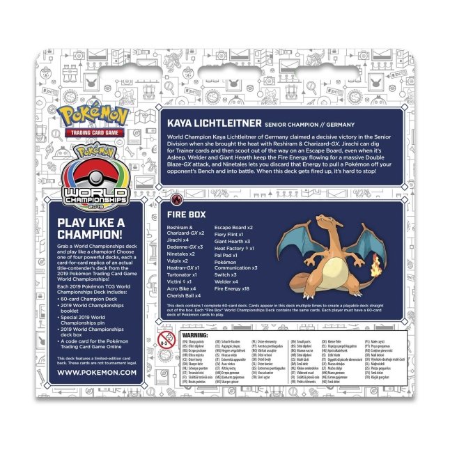 Pokemon 2018 World Championships Deck - Garbanette - Magnus Pedersen -  Recaptured LTD