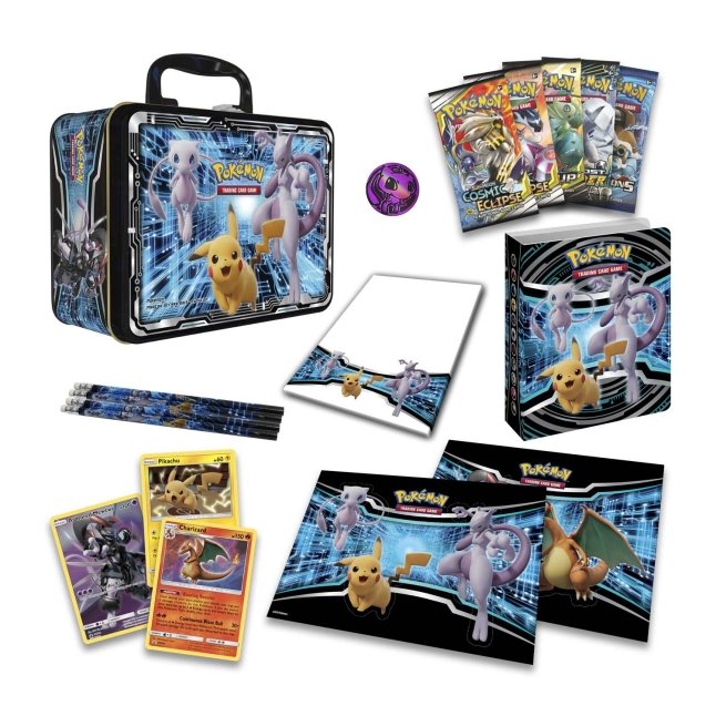 Coffre Collector Pokémon En Métal - Trésor Avec Boosters, Cartes Exclusives Et Accessoires Multicolore