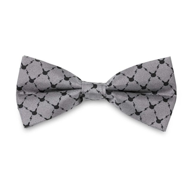 Pikachu Classics Silhouette Gray Silk Bow Tie (One Size-Adult) | Pokémon  Center Official Site