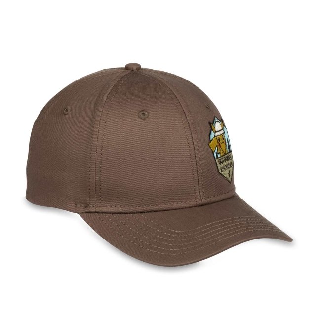 Outdoors with Pokémon Brown Baseball Cap (One Size-Adult