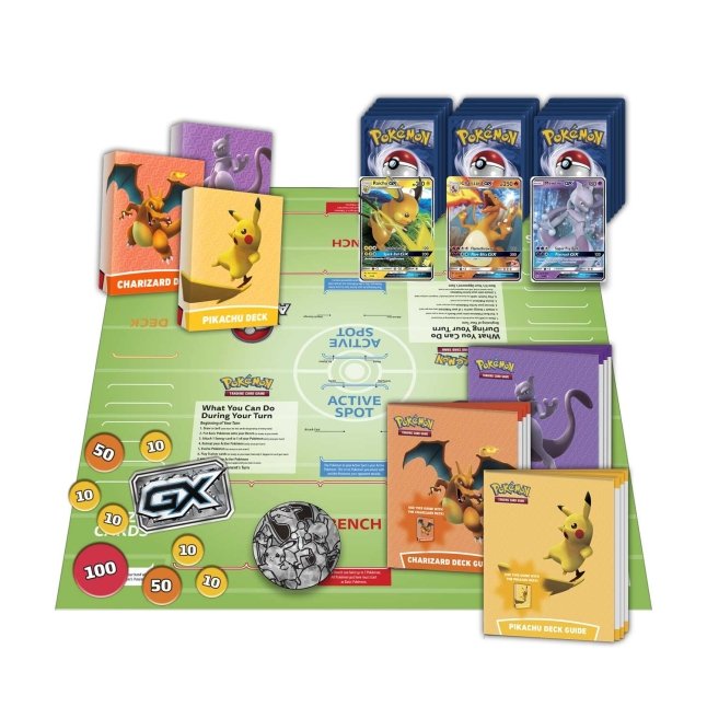 verslag doen van Haringen spons Pokémon Trading Card Game Battle Academy (Charizard-GX, Raichu-GX &  Mewtwo-GX) | Pokémon Center Official Site