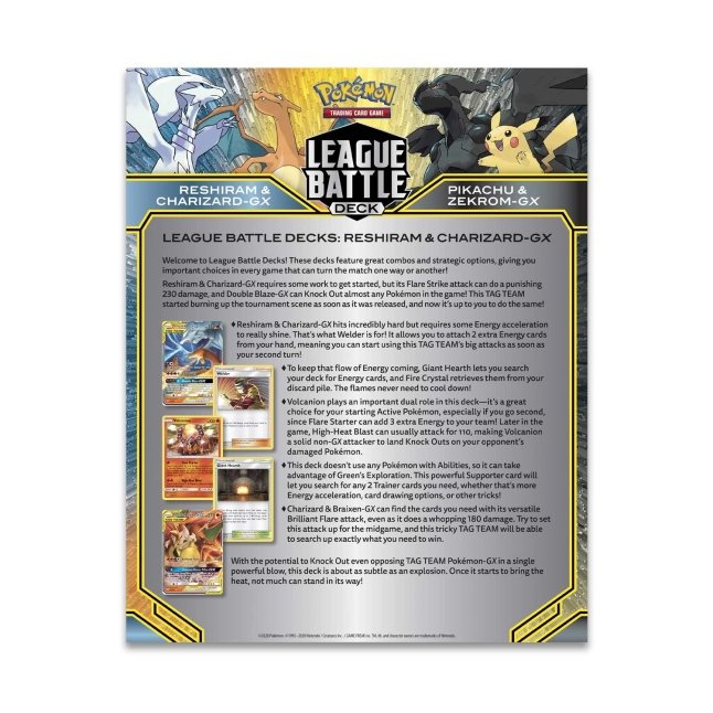 Pokémon TCG: Reshiram & Charizard-GX League Battle Deck